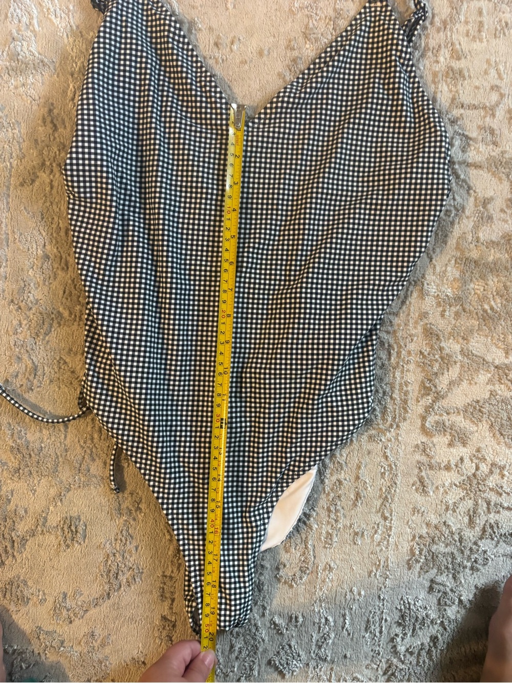 Aerie plunge gingham one piece - Picture 3 of 12